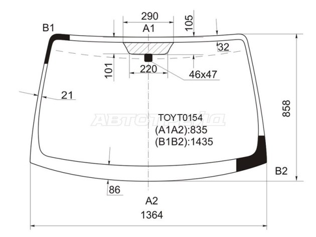 Лобовое стекло Toyota Raum II в Уфе, лобовое стекло Toyota Raum II Уфа